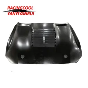 Fabrika satış otomobil takma yükseltme GT500 alüminyum alaşımlı Hood Metal Hood Bonnet Ford Mustang için