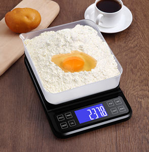 Fabrik-F&E Maßgefertigte Edelstahl Dr.Heng DH-406 Batterie 0,1g Hohe Kapazität 15kg/1g Digitale LCD-Anzeige Lebensmittel-Küchenwaage - Product Image 3