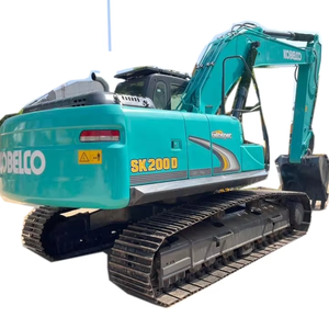 Excavadora usada Kobelco de alta calidad, excavadora usada Kobelco Sk200lc Sk260 en Shanghai con precio barato para la venta - Product Image 1