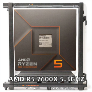 Processeur de bureau AMD R5 7600X <span class=keywords><strong>six</strong></span> cœurs 5,3 GHz flambant neuf avec GPU intégré, Pentium G4400 en accompagnement - Product Image 2