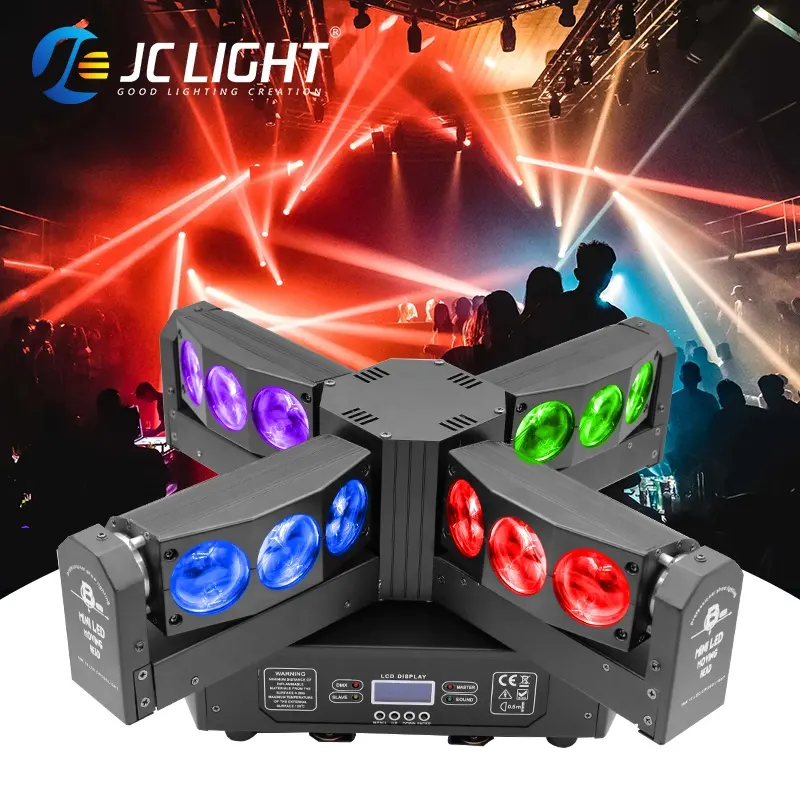 Chất lượng Disco DJ thiết bị LED 12 cái * 10 Wát RGBW Dazzle bóng chéo Đảng thanh giai đoạn LED di chuyển ánh sáng cho câu lạc bộ đêm