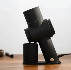 Diguo 2022 nouvelle arrivée en aluminium automatique Commercial électrique moulin à grains de café avec couvercle magnétique sac cadeau - Product Image 1