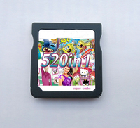 Cartouche de jeu Super Combo 208 en 1 Compilation de cartes de jeu rétro avec 208 jeux pour 3DS, DS, DSL, DSi, 2DS
