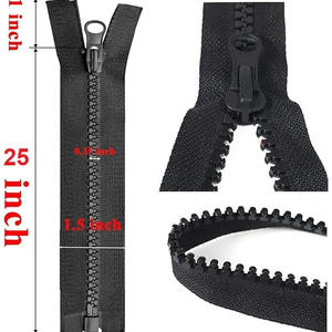 Fermeture éclair en plastique étanche à extrémité ouverte, fermeture éclair en plastique en gros, fermeture éclair en plastique à ouverture fermée, fabrication sur mesure en usine - Product Image 6