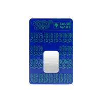 Barre d'or Carte d'emballage personnalisée Emballage de barre de monnaie Vide Pc Blister pour la fonction de sécurité en plastique Carte imprimée