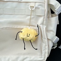 Porte-clés en peluche miniatures personnalisés, jouets en peluche sur mesure, porte-clés anime, pendentifs mascotte doux, porte-clés en peluche personnalisés