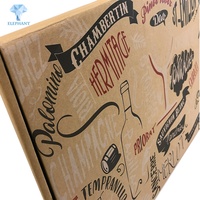 Caja de Cartón Corrugado Perforada para Envío de 12 Botellas de Agua o Vino