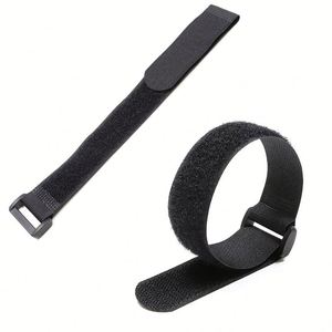 Eco-Friendly Reusable Soft Stretch Cable Ties <b>Adjustable</b> Nylon Hook Loop <b>Strap</b> Factory Price - Product Image 2