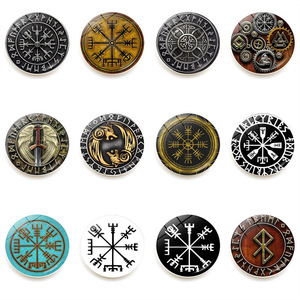 Custom 3D Norse Viking Rune Fridge Magnet Nordic Mythology OT09 Symbol Resin Magnetic <strong>Sticker</strong> for Home Kitchen Travel Souvenir - Product Image 2