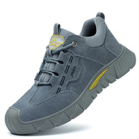 Chaussures de sécurité anti-écrasement, anti-perforation, respirantes, à embout d'acier, résistantes au feu pour soudeurs, travaux de construction et utilisation en usine