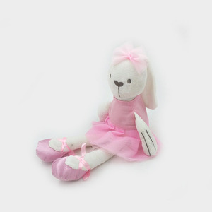 Falda cómoda de aristócrata británico, muñeca de conejo, rosa, rojo, azul, bebé durmiente, conejito de peluche, juguete suave para acompañar el sueño de los niños - Product Image 5