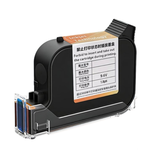 Handheld Inkjetprinter Inktcartridge HT01 42 Ml Zwart - Sneldrogend Voor Hout, Metaal, Glas & Meer