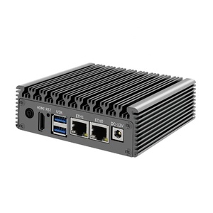 X86 công nghiệp mềm Router Quad core không quạt Mini PC 16GB DDR4 RAM NVMe 2xusb3.0 tường lửa mới chúng tôi/EU cắm - Product Image 3