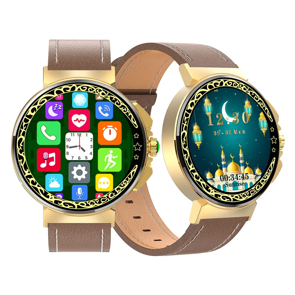 New QL02 Smartwatch Muslim Prayer Qibla Finder Arabic Persian Middle East Pray Fitpray APP QIBLA GPS Compass smart watch