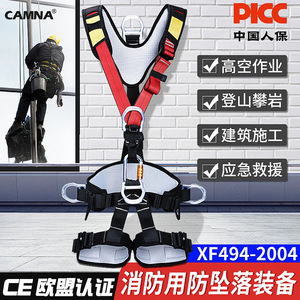 Arnés de Seguridad de Cuerpo Completo Canle, 5 Puntos Ajustables, Poliéster, Trabajo en Altura, Escalada, Rescate, Protección - Product Image 3