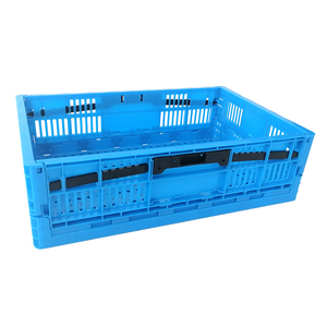 Tùy chỉnh trong siêu thị Rau đóng gói thùng nhựa nhựa có thể gập lại Thùng trái cây Thùng - Product Image 5
