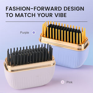 PRITECH Wireless Pocket <strong>Mini</strong> Heating Comb Chargeable Portable <strong>Mini</strong> Heated Brush Cordless <strong>Mini</strong> <strong>Hair</strong> <strong>Straightener</strong> For Travel - Product Image 6