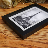 Top 1 Precio barato A3,A4,8x10,11x14,12x16 Impresión digital Marco de fotos de madera Marco de fotos de impresión