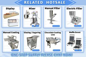 Gas gaz hoàn toàn bán tự động đôi electrique bánh <span class=keywords><strong>M</strong></span>ỹ bánh rán Maker nấu ăn <span class=keywords><strong>M</strong></span>áy là<span class=keywords><strong>m</strong></span> để là<span class=keywords><strong>m</strong></span> cho bánh rán ở Quảng Châu - Product Image 3