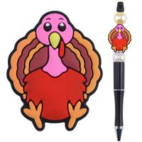 Vente chaude DIY Sucette Chaînes Accessoires Sans BPA Bébé Western Animal À Mâcher Focal Perles Silicone Charmes Pour Stylos