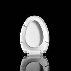 Cubierta de <span class=keywords><strong>tapa</strong></span> de asiento de inodoro de plástico puro de cierre suave estándar canadiense de EE. UU. Fácil de instalar para <span class=keywords><strong>WC</strong></span> - Product Image 1