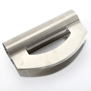 Hache-légumes intelligent à double <span class=keywords><strong>lame</strong></span> Mezzaluna en acier inoxydable avec housse de protection pour une utilisation domestique, outils de découpe de fruits et légumes - Product Image 6