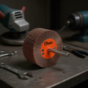 ล้อขัดแบบแผ่น Abrasive Flap Wheel ขนาด 60x15 มม. แกน 6 มม. วัสดุคอรันดัม - Product Image 3