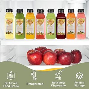 MAYSURE Venta <span class=keywords><strong>caliente</strong></span> 16oz botella <span class=keywords><strong>de</strong></span> jugo <span class=keywords><strong>de</strong></span> plástico botellas <span class=keywords><strong>de</strong></span> jugo <span class=keywords><strong>de</strong></span> bebida con tapas negras para batidos leche bebidas caseras - Product Image 2