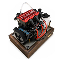 Moteur à essence TOYAN FS-L200GC à quatre temps bicylindre en ligne, modèle de kit de construction à assembler soi-même