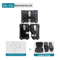 Porte-bagages arrière droit pour moto Africa Twin, avec support de sacoche/coffre fixe et amovible