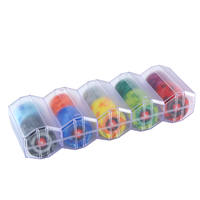 YH 43/45mm épaisseur gros jeu mat acrylique Poker puce cas vague Casino puces emballage plateau