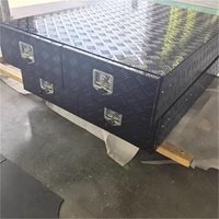 Système de tiroirs coulissants robustes en aluminium sur mesure pour benne de pick-up, pour le rangement d'outils