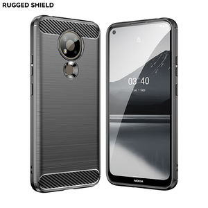 Funda de teléfono móvil de fibra de carbono a prueba de golpes, suave, TPU, para <span class=keywords><strong>nokia</strong></span> 3,4 - Product Image 3