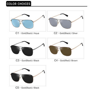 Gafas de Sol de Piloto Grises Jack, Montura Completa, Lentes TAC con Protección UV400, Estilo Unisex para Adultos 1239 - Product Image 2