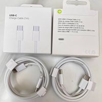 Câble de charge rapide USB-C PD 60W de haute qualité, type C, pour 15 16 Pro, type C vers type C, câble de données tressé en nylon
