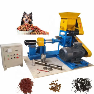 Machine d'extrudeuse pour animaux de compagnie toit en fer granulaire pour alimentation poisson machine de nourriture pour chiens végétarien - Product Image 1
