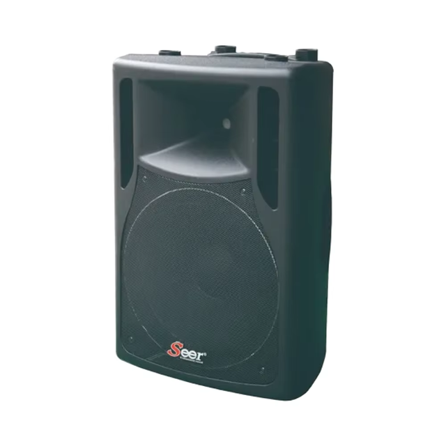 Professional 2.0 Channel Wood Audio System LCD Monitor 12 Inch 4 Ohms Passive Speaker Button Control CE Certified Commercial