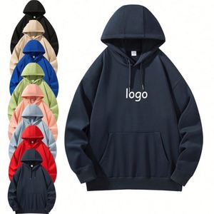 High Quality Custom Logo 600g 100% Cotton Heavyweight Fleece Blank Oversized <b>Plus</b> <b>Size</b> Men's Hoodies Tracksuits for Men - Product Image 1