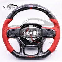 Volant de voiture en fibre de carbone avec voyant LED pour DODGE RAM Rebel 1500 TRX 2019+