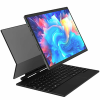 Ordinateur portable tablette 2 en 1 de 14 pouces avec écran tactile 2240x1440, nouveau processeur Intel N95, RAM 32 Go, SSD 2 To, Windows 11, clavier magnétique, pour les entreprises