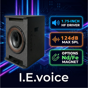 I.<span class=keywords><strong>E</strong></span>.voice 8in Pro Coaxial <span class=keywords><strong>C</strong></span>.08ET : Haut-parleur modulaire à source ponctuelle à haut SPL |   Choix d'aimants Nd ou Fe |   Structure empilable |   OEM/ODM - Product Image 2