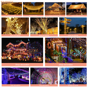 <span class=keywords><strong>ไฟ</strong></span>ประดับตกแต่งคริสต์มาสแบบเชื่อมต่อได้ 10 <span class=keywords><strong>เมตร</strong></span> <span class=keywords><strong>100</strong></span> หลอด <span class=keywords><strong>LED</strong></span> 220v สำหรับใช้งานกลางแจ้ง - Product Image 4