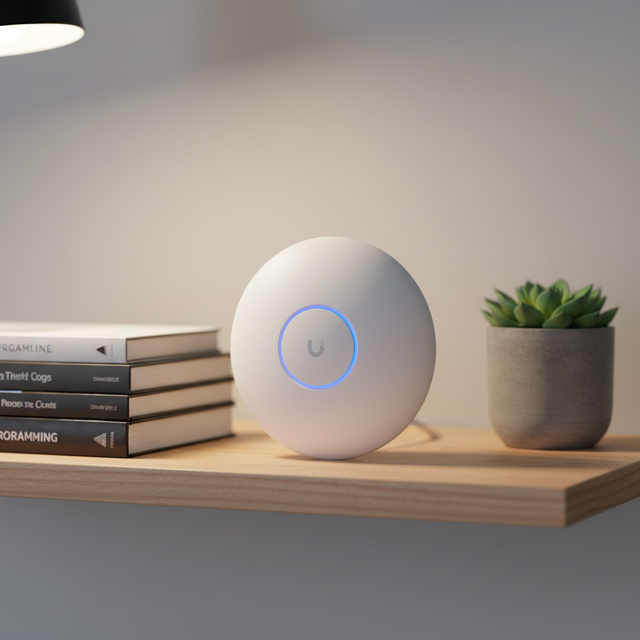 Ubiquiti UniFi U7-LR Long Range WiFi 7 Wireless Access Point Dual-Band Ceiling-Mount Enterprise Network Device AP