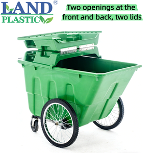 <span class=keywords><strong>รถ</strong></span><span class=keywords><strong>เข็น</strong></span>เก็บ<span class=keywords><strong>ขยะ</strong></span>กลางแจ้งแบบ<span class=keywords><strong>เข็น</strong></span>มือ 400 ลิตร วัสดุ HDPE บริสุทธิ์ 100% พร้อมเบรก <span class=keywords><strong>ล้อ</strong></span>เลื่อน ฝาเปิดคู่ สำหรับใช้งานบนถนน - Product Image 2