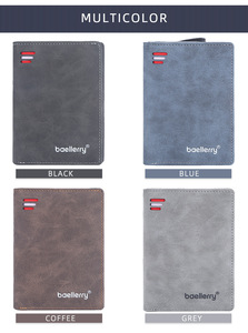 <span class=keywords><strong>Cartera</strong></span> de Cuero PU para Hombre, Tamaño Mediano, con Protección RFID <span class=keywords><strong>Antirrobo</strong></span>, Tarjetero Compacto y Cierre de Cremallera, Logotipo Personalizable - Product Image 4
