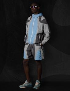 Tùy Chỉnh Người Đàn Ông Chắp Vá Thoáng Khí Tập Luyện Không Thấm Nước Đào Tạo Phòng Tập Thể Dục Dây Kéo Áo Khoác Của Nam Giới Đường Mòn Chạy Thể Thao Theo Dõi Vỏ Áo Khoác - Product Image 2