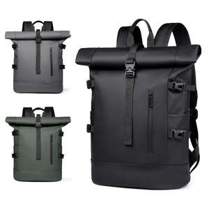 Sac à dos décontracté pour étudiants <span class=keywords><strong>de</strong></span> grande capacité Sac à dos <span class=keywords><strong>de</strong></span> voyage Sac à dos roll top Sac à dos Rolltop Sac à dos pour ordinateur portable pour hommes - Product Image 1