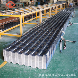 Pvc Corrugated Roof Tile 2.5mm-3.0mm Thickness 1050mm Width Waterproof Insulation For Villa Roofing - Product Image 5