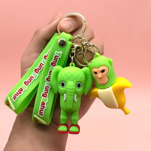 Llaveros de PVC con diseño de animales 3D estilo italiano, novedad de 2026, personalizados, estilo Brr Brr Patapim, accesorios para regalo al por mayor - Product Image 4