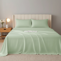 Ensemble de literie en bambou biologique 100% naturel gris foncé